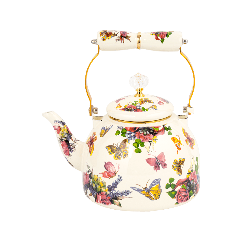 유도 쿠커를위한 TK509 에나멜 차 주전자