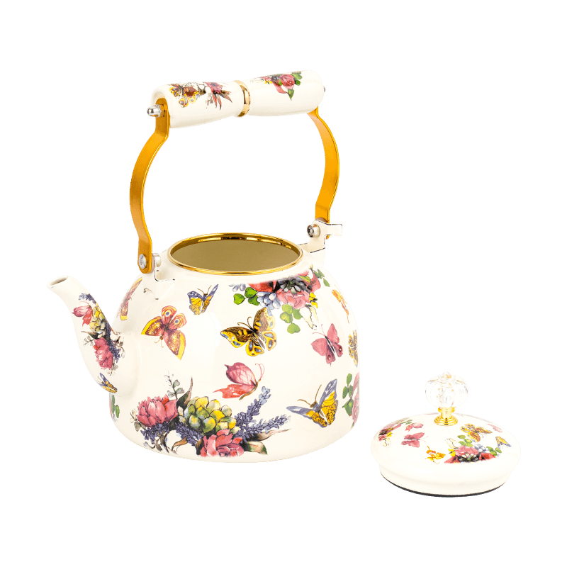 유도 쿠커를위한 TK509 에나멜 차 주전자