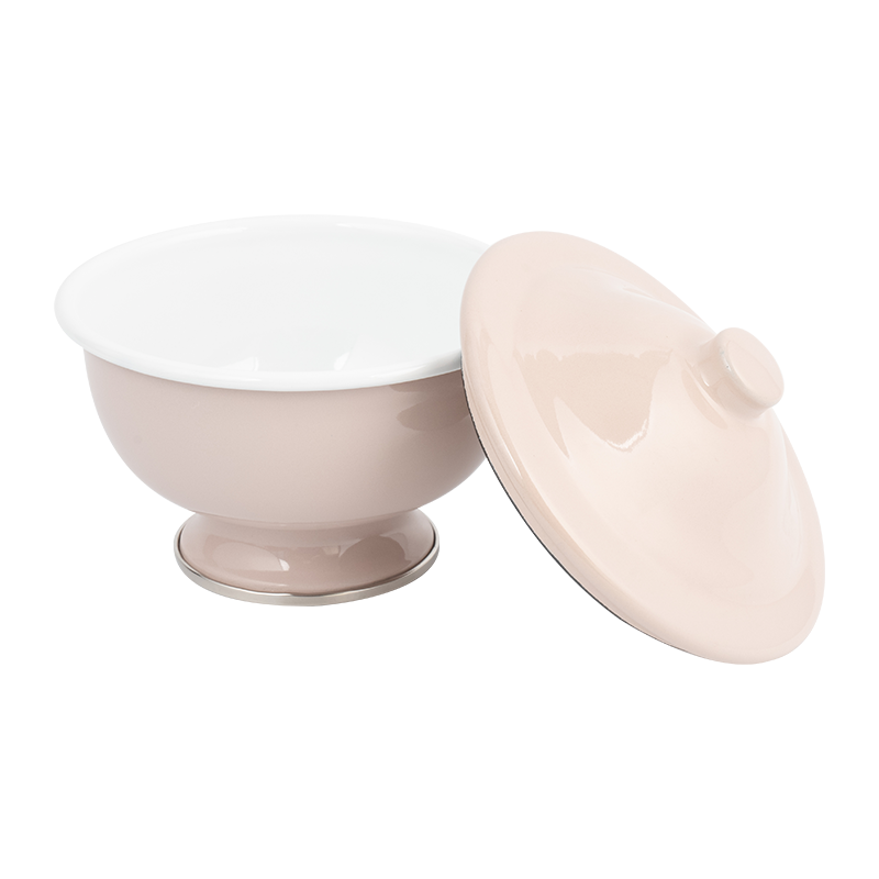 줄기 뚜껑이있는 그릇