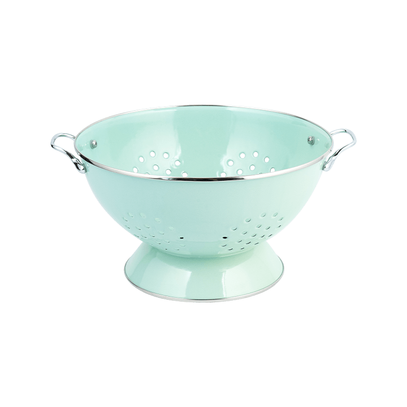 빈티지 에나멜 과일 바구니