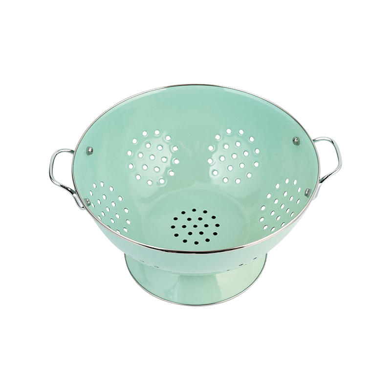 빈티지 에나멜 과일 바구니