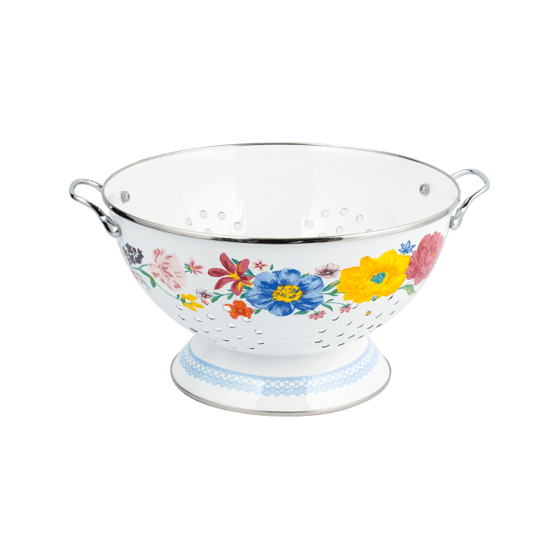 빈티지 에나멜 과일 바구니