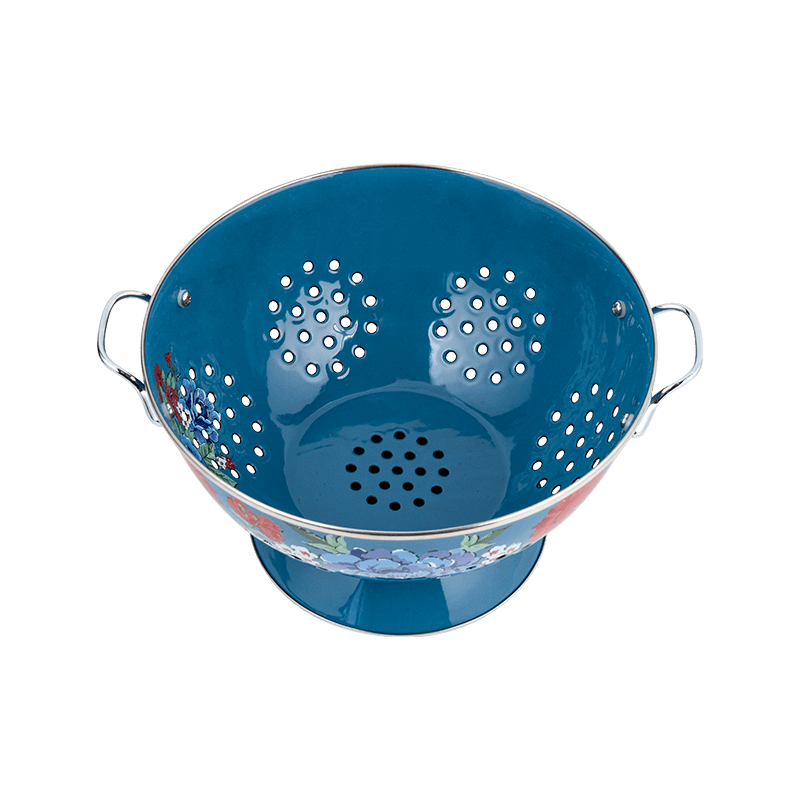 빈티지 에나멜 과일 바구니