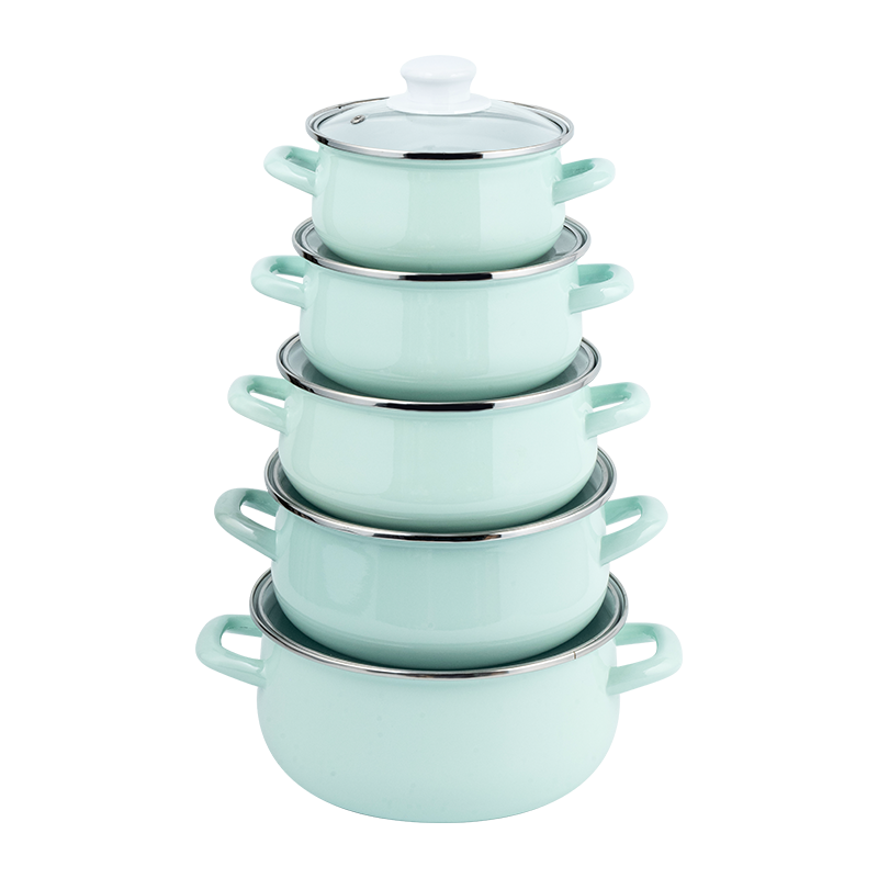 673d-5 컬러 인쇄 에나멜 스톡 팟