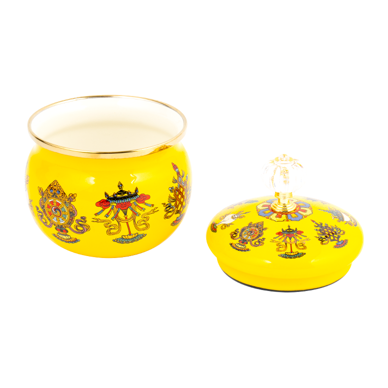 9cm 에나멜 설탕 항아리